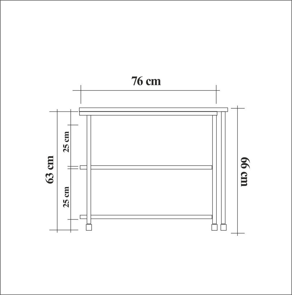 Abilaud Kalune Design Melin, pruun/must hind ja info | Diivanilauad | kaup24.ee