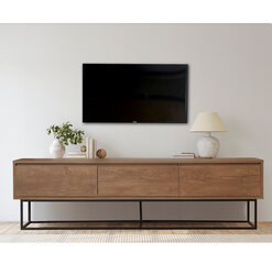 ТВ столик Kalune Design Milo 180, коричневый цена и информация |  Тумбы под телевизор | kaup24.ee
