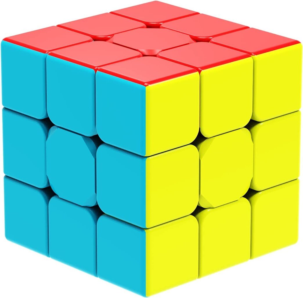 Mõistatus Rubiku kuubik 3x3, ilma kleebisteta Ruubiku kuubik hind ja info | Lauamängud ja mõistatused | kaup24.ee