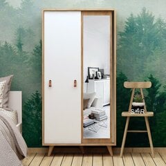Шкаф Kalune Design Yahha, коричневый/белый цена и информация | Шкафы | kaup24.ee