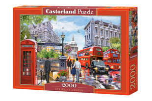 Pusle Castorland Puzzle Spring in London 2000-osaline hind ja info | Pusled | kaup24.ee