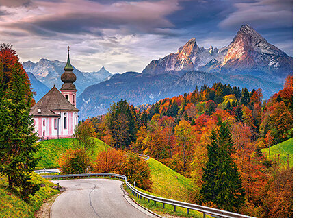 Pusle Puzzle Castorland Autumn in Bavarian Alps, Germany 2000-osaline цена и информация | Pusled | kaup24.ee