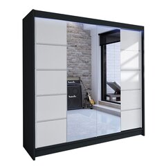 Шкаф с раздвижными дверями Talin V + светодиодное освещение цена и информация | Шкафы | kaup24.ee