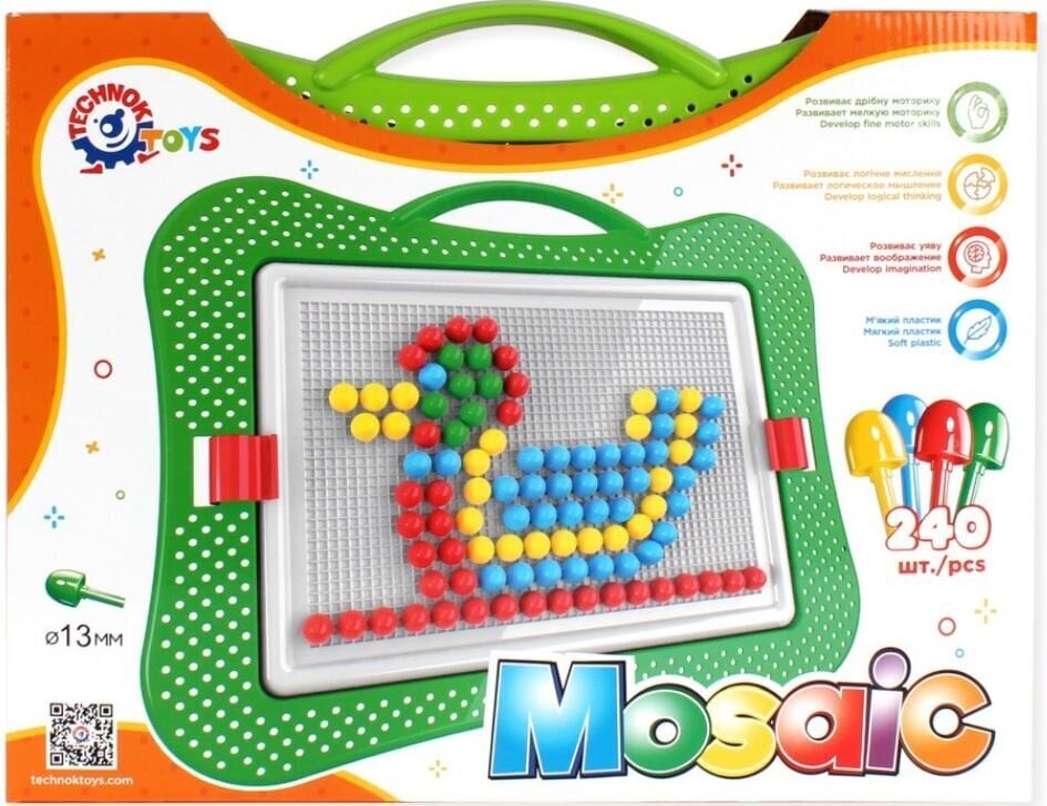 Mosaiik, 240 tk hind ja info | Arendavad mänguasjad | kaup24.ee