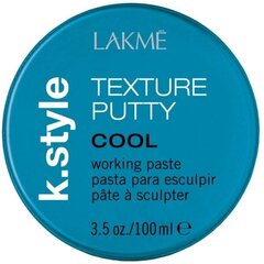 Паста для укладки волос Lakme K.style Texture Putty Cool Working Paste, 100 мл цена и информация | Средства для укладки волос | kaup24.ee