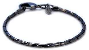Черный браслет-цепочка Bico 'Rain' 24см (FB13 Черный 24см) 825873049389 цена и информация | Женские браслеты | kaup24.ee
