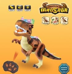 Robot-dinosaurus valgus- ja heliefektidega hind ja info | Poiste mänguasjad | kaup24.ee