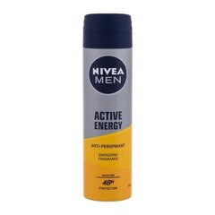 Nivea Men Active Energy antiperspirant meestele 150 ml hind ja info | Deodorandid | kaup24.ee