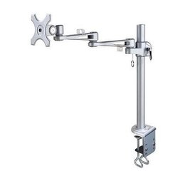 Monitori lauakinnitus, Newstar DeskMount 10-26Inch Clamp Silver цена и информация | Кронштейны для монитора | kaup24.ee