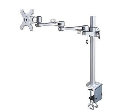 Monitori lauakinnitus, Newstar DeskMount 10-26Inch Clamp Silver цена и информация | Monitori hoidjad | kaup24.ee