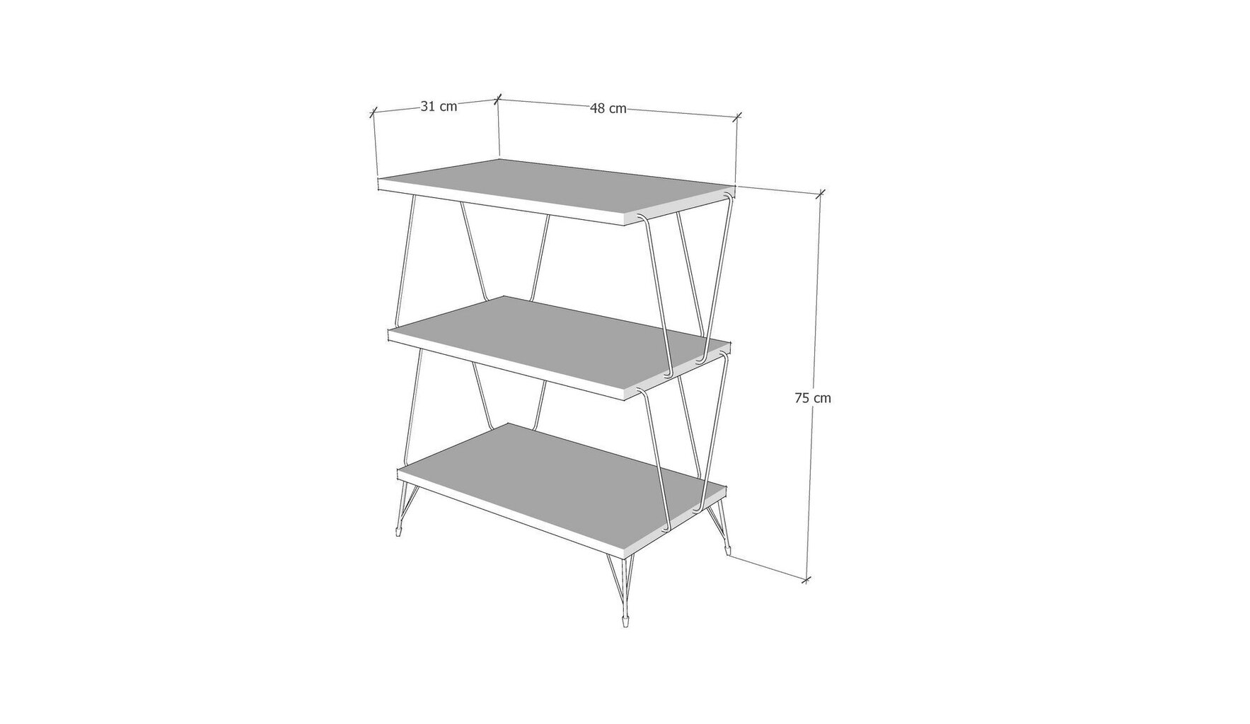 Abilaud Kalune Design Lazandos, tumehall цена и информация | Diivanilauad | kaup24.ee