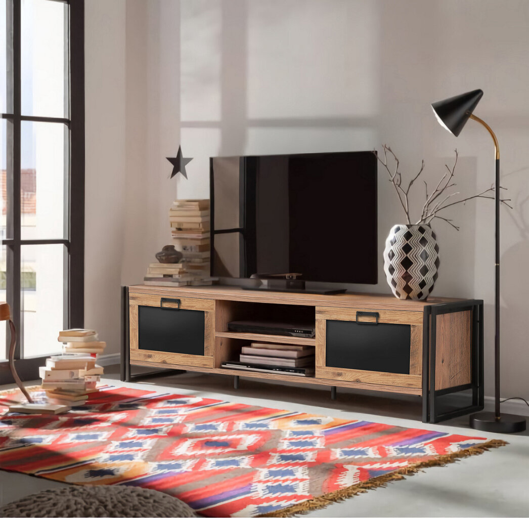 TV-laud Kalune Design Arcas Norma, pruun/must hind ja info | TV alused | kaup24.ee
