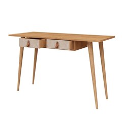 Письменный стол Kalune Design Soomin, коричневый/белый цена и информация | Компьютерные, письменные столы | kaup24.ee