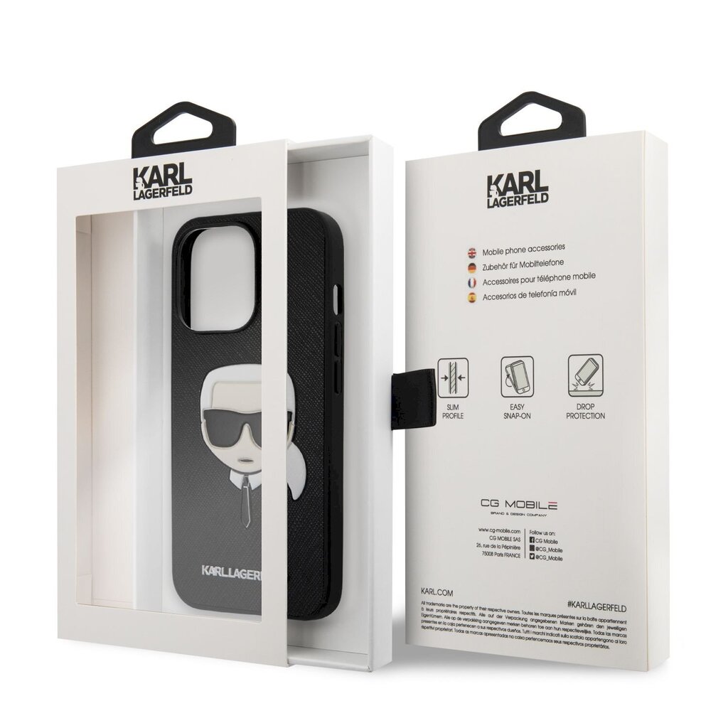 Originaalne Karl Lagerfeld iPhone 13 Pro Black цена и информация | Telefoni kaaned, ümbrised | kaup24.ee