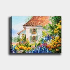 Reproduktsioon Lilled ja maja цена и информация | Картины, живопись | kaup24.ee