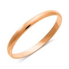Kuldne abielusõrmus 585, 2 mm, ZLGR2MM225, 2,44 g, suurus 22,5 цена и информация | Кольцо | kaup24.ee