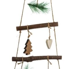 Riputatav puidust kaunistus Deco Tree 75cm hind ja info | Jõulukaunistused | kaup24.ee