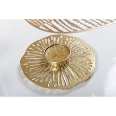 Metallist kuldset värvi küünlajalg Water Lilly 12cm hind ja info | Küünlad, küünlajalad | kaup24.ee