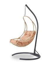 Кресло-качалка Kalune Design Florya 1, бежевое/черное цена и информация | Уличные cтулья | kaup24.ee
