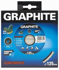 Teemantketas GRAPHITE 57H618, läbimõõt 180mm, segmentidega цена и информация | Механические инструменты | kaup24.ee