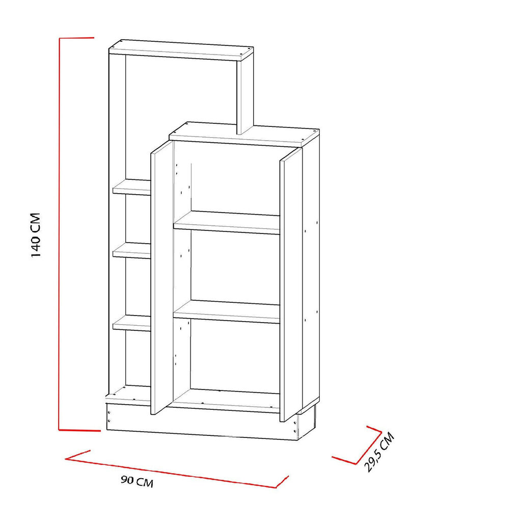 Kapp Kalune Design Gupse, valge hind ja info | Elutoa väikesed kapid | kaup24.ee