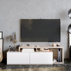 TV-laud Kalune Design Nexera, pruun/valge hind ja info | TV alused | kaup24.ee