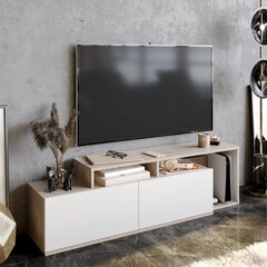 ТВ столик Kalune Design Nexera, коричневый/белый цена и информация |  Тумбы под телевизор | kaup24.ee