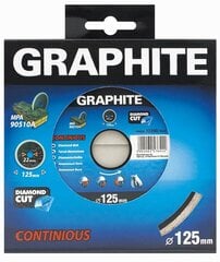 Teemantketas GRAPHITE 57H619, läbimõõt 230mm, segmentidega hind ja info | Käsitööriistad | kaup24.ee