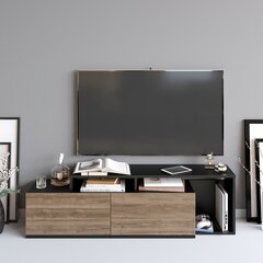 TV-laud Kalune Design Nexera, must / pruun hind ja info | TV alused | kaup24.ee