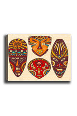 Reproduktsioon Aafrika maskid hind ja info | Seinapildid | kaup24.ee