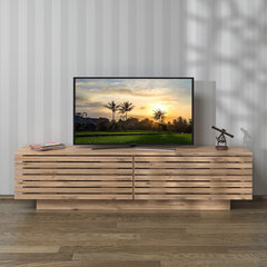 ТВ столик Kalune Design Beta Fluto, коричневый цена и информация |  Тумбы под телевизор | kaup24.ee