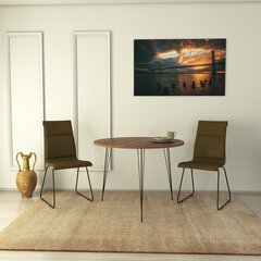 Стол Kalune Design Sandalf, темно-коричневый цена и информация | Кухонные и обеденные столы | kaup24.ee
