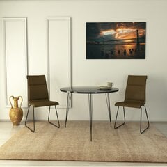 Стол Kalune Design Sandalf, черный цена и информация | Кухонные и обеденные столы | kaup24.ee