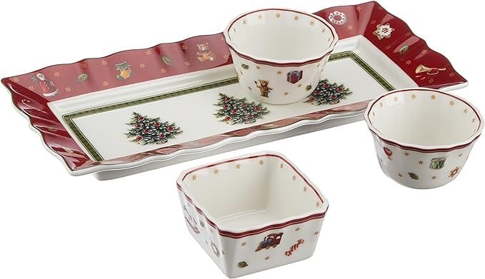 Villeroy & Boch kausi ja kandiku komplekt Toy's Delight, 4-osaline hind ja info | Lauanõud ja kööginõud | kaup24.ee