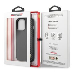 Чехол FESAXHCP13LBK Ferrari Smooth and Carbon Effect Hard Case для iPhone 13 Pro Black цена и информация | Чехлы для телефонов | kaup24.ee