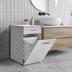 Шкаф Kalune Design ADR-611-PP-1, белый цена и информация | Шкафчики для ванной | kaup24.ee