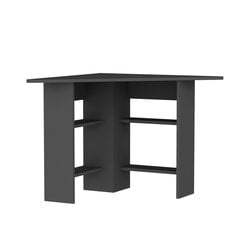 Письменный стол Kalune Design Corner, темно-серый цена и информация | Компьютерные, письменные столы | kaup24.ee