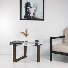 Кофейный столик Kalune Design S300, коричневый цена и информация | Журнальные столики | kaup24.ee