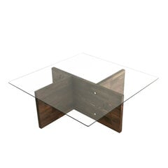 Кофейный столик Kalune Design Glory, коричневый цена и информация | Журнальные столики | kaup24.ee