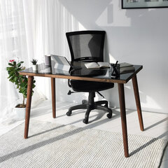 Kirjutuslaud Kalune Design Cozy, pruun цена и информация | Компьютерные, письменные столы | kaup24.ee