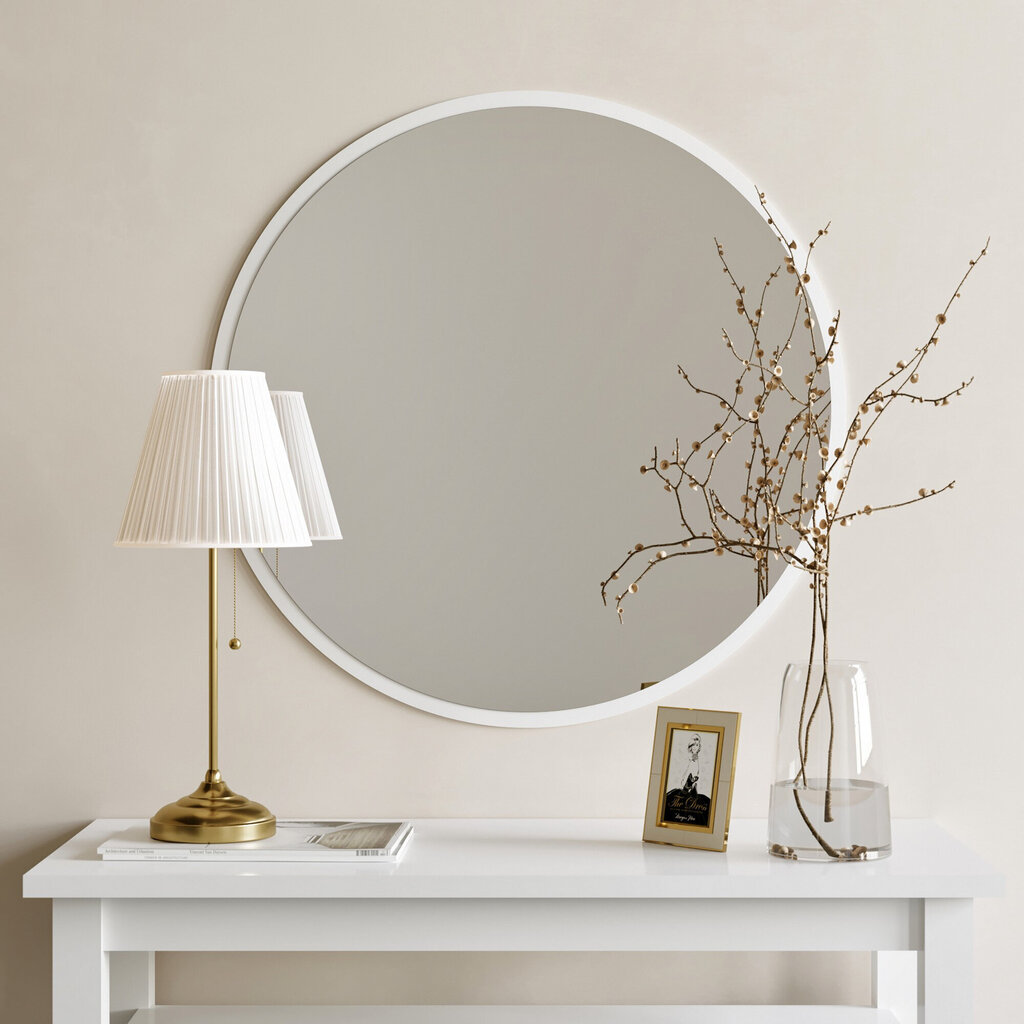 Peegel Kalune Design Ayna Beyaz A706, valge цена и информация | Peeglid | kaup24.ee