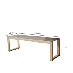 ТВ столик Kalune Design Via, коричневый цена и информация | Тумбы под телевизор | kaup24.ee