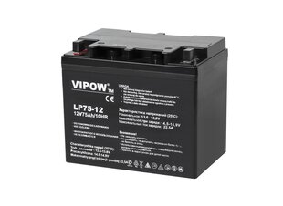 Свинцовый аккумулятор Vipow 12В 75Ач цена и информация | Аккумуляторы | kaup24.ee