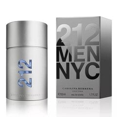 Мужская парфюмерия 212 NYC Men Carolina Herrera EDT (50 ml) (50 ml) цена и информация | Мужские духи | kaup24.ee