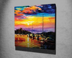 Reproduktsioon Sitsiilia Messina (Loenid Afremov) hind ja info | Seinapildid | kaup24.ee