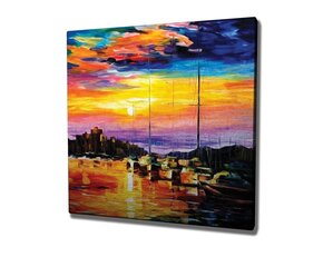 Reproduktsioon Sitsiilia Messina (Loenid Afremov) hind ja info | Seinapildid | kaup24.ee