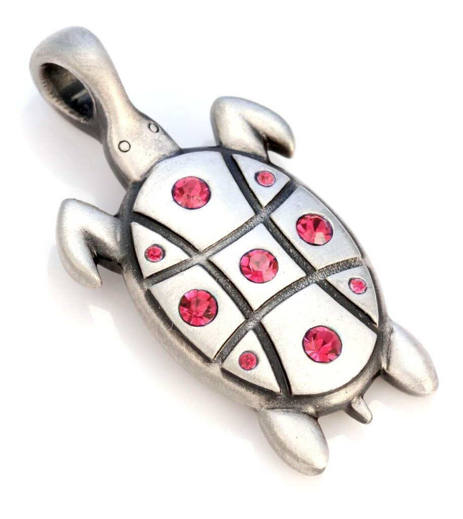 Bico "Kilpkonna" ripats roosade kristallidega (CR50 Pink) hind ja info | Kaelakeed | kaup24.ee
