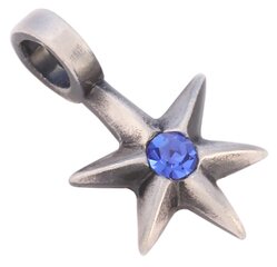 Bico "Petite" ripats siniste kristallidega (MV4 Blue) ja ekstra silmusega hind ja info | Kaelakeed | kaup24.ee