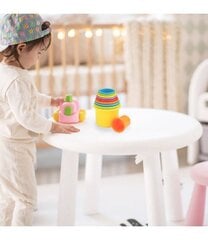 Värvilised sorteerimise topsid, 9 tk hind ja info | Imikute mänguasjad | kaup24.ee