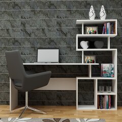 Письменный стол Kalune Design Next, белый цена и информация | Компьютерные, письменные столы | kaup24.ee